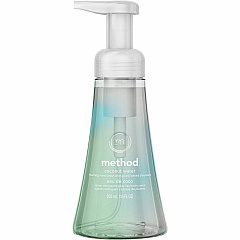 Method Foaming Hand Wash Coconut Water Scent - 10 fl oz - Pump Bottle Dispenser - Hand - Clear - Paraben-free, Phthalate-free, Cruelty-free - 1 Each (327728)