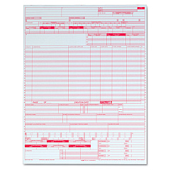 TOPS UB04 Hospital Insurance Claim Form, 8.5 x 11, 1/Page, 2,500 Forms (59870R)