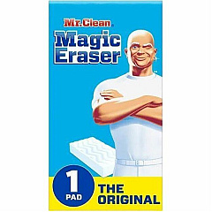 Mr. Clean Magic Eraser Pads For Multipurpose, Multi Surface - Pad - Recommended For: Grime Remover, Dirt Remover, Permanent Marker Remover, Stain Remover, Scuff Mark Remover - Sturdy, Built-In Scrubber, Strong - Blue - 3 / Box (79008) Mr. Clean Magic Eraser Pads For Multipurpose, Multi Surface - Pad - Recommended For: Grime Remover, Dirt Remover, Permanent Marker Remover, Stain Remover, Scuff Mark Remover - Sturdy, Built-In Scrubber, Strong - Blue - 3 / Box (79008)