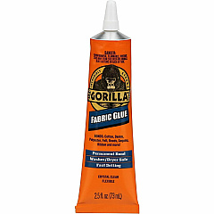 Gorilla Glue Gorilla Fabric Glue 2.50 fl oz - Clear - 1 Each (8025501)