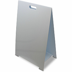 Flipside Products Flipside Premium Dry-Erase Marquee Easel White Corrugated Plastic Surface - Sturdy, Lightweight, Foldable, Handle, Ghost Resistant - Assembly Required - 1 Each (31276) Flipside Products Flipside Premium Dry-Erase Marquee Easel White Corrugated Plastic Surface - Sturdy, Lightweight, Foldable, Handle, Ghost Resistant - Assembly Required - 1 Each (31276)