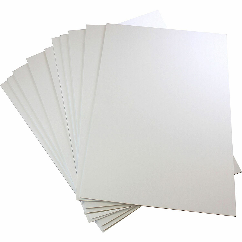 Flipside Products Flipside Pre-Cut Foam Boards 40" Board Height x 30" Board Width x 0.19" Board Depth - Bright White Foam Board, Polystyrene Surface - Smooth, Lightweight, Rigid - 25 / Pack (3040025)