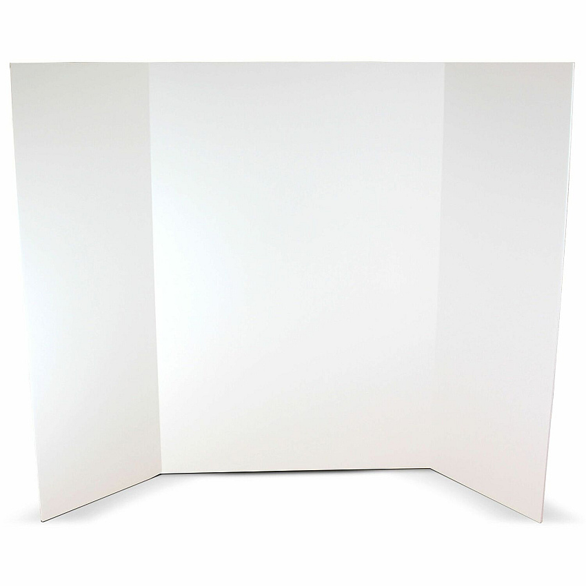 Flipside Products Flipside Foam Project Display Boards 36" Board Height x 48" Board Width - Bright White Foam Surface - Durable, Smooth - 10 / Pack (3004810)