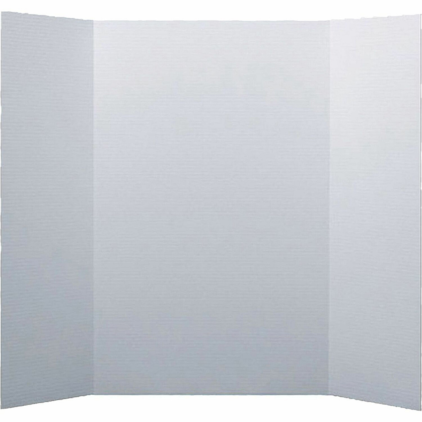Flipside Products Flipside Project Display Boards 15" Board Height x 20" Board Width - Bright White Corrugated Fiberboard Surface - Durable, Smooth, Single Ply, Sturdy, Lightweight, Corrugated - 24 / Pack (3001224)