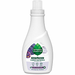 Seventh Generation Natural Fabric Softener For Fabric, Clothes - Liquid - 32 fl oz (1 quart) - Fresh Lavender Scent - Bio-based, Dye-free - Clear - 1 Each (22834) Seventh Generation Natural Fabric Softener For Fabric, Clothes - Liquid - 32 fl oz (1 quart) - Fresh Lavender Scent - Bio-based, Dye-free - Clear - 1 Each (22834)