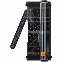 Fiskars SureCut 12" Portable Paper Trimmer Titanium Blade - Portable, Corrosion Resistant, Break Proof, Fray Proof, Wear Resistant Blade, Scratch Resistant Blade - Stainless Steel - Black - 1 Each (1071215) Fiskars SureCut 12" Portable Paper Trimmer Titanium Blade - Portable, Corrosion Resistant, Break Proof, Fray Proof, Wear Resistant Blade, Scratch Resistant Blade - Stainless Steel - Black - 1 Each (1071215)