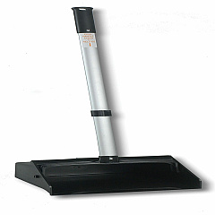 Genuine Joe Lobby Dust Pan 11.50" Wide - 30" Aluminum Handle - Black, Silver - 6 / Carton (GJO85237CT) Genuine Joe Lobby Dust Pan 11.50" Wide - 30" Aluminum Handle - Black, Silver - 6 / Carton (GJO85237CT)