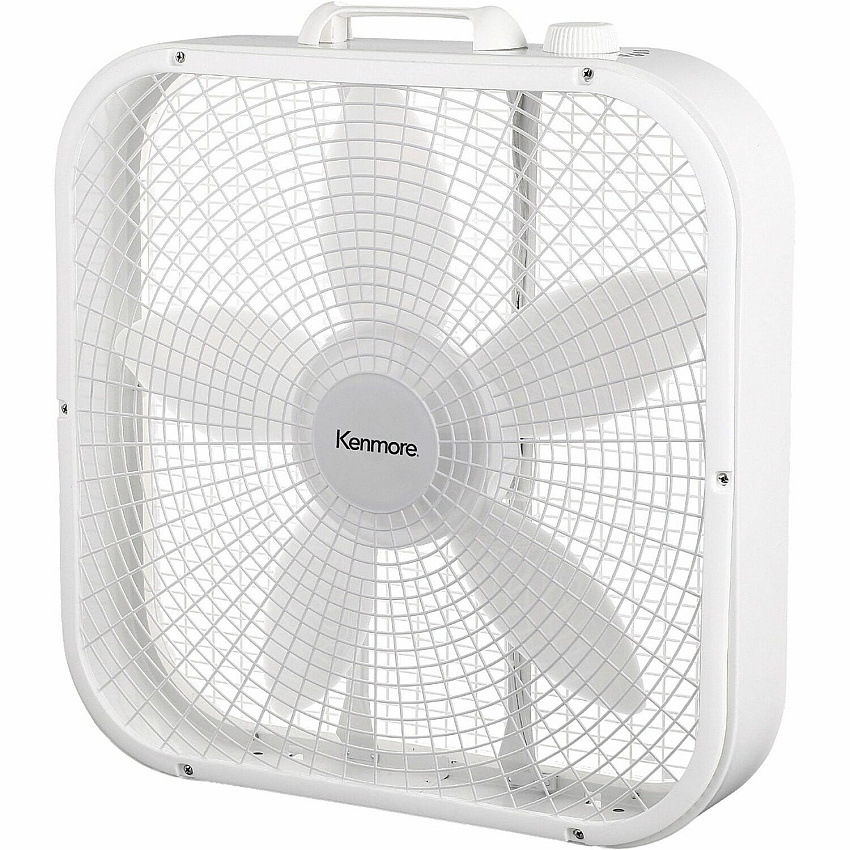 Kenmore Box Floor Fan 3 Speed - White - 1 Each (KM60048WH)