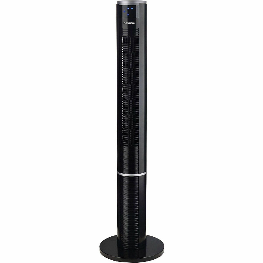 Kenmore Bladeless Tower Fan 3 Speed - Bladeless, Oscillating, Timer, Energy Efficient - Black - 1 Each (KM60018BK)