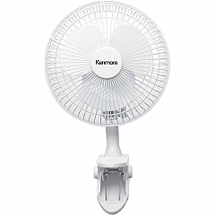 Kenmore 6" Clip-On Fan 2 Speed - Clip-on - White (KM60032WH) Kenmore 6" Clip-On Fan 2 Speed - Clip-on - White (KM60032WH)