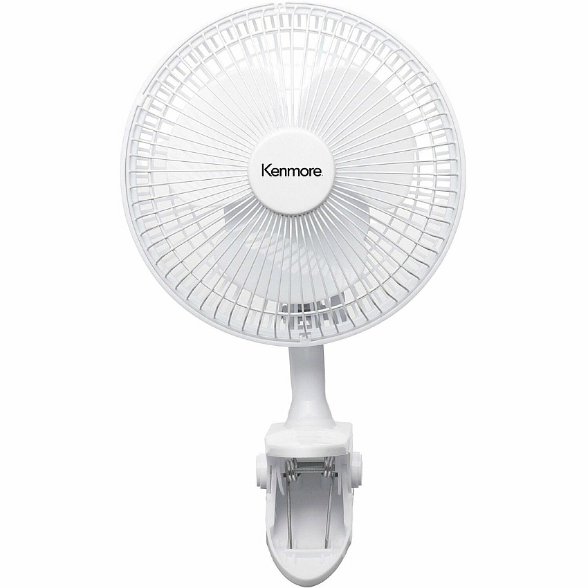 Kenmore 6" Clip-On Fan 2 Speed - Clip-on - White (KM60032WH)