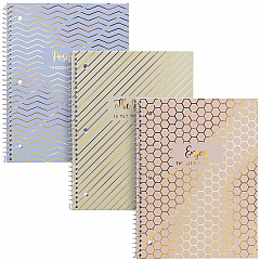 Pukka Pads Haze Notebook 50 Sheets - Spiral - 3 Hole(s) - 80 g/m² Grammage - Letter - 8 1/2" x 11" Sheet Size - Cardboard Cover - 3 / Pack (9978ASTHZE) Pukka Pads Haze Notebook 50 Sheets - Spiral - 3 Hole(s) - 80 g/m² Grammage - Letter - 8 1/2" x 11" Sheet Size - Cardboard Cover - 3 / Pack (9978ASTHZE)