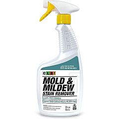 CLR Pro Mold and Mildew Stain Remover For Multipurpose - Foam Spray - 32 fl oz (1 quart) - Recommended For: Stain Remover, Mold Remover, Mildew Remover - Bleach-free - Colorless - 1 Bottle (FMMMSR326P)