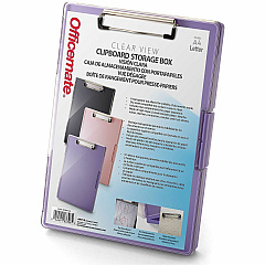 Officemate Clipboard Storage Boxes Storage for Document, Paper - Plastic - Purple - 1 Each (83396) Officemate Clipboard Storage Boxes Storage for Document, Paper - Plastic - Purple - 1 Each (83396)