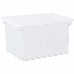 Storex Plastic File Tote Storage Box External Dimensions: 14" Width x 18.3" Depth x 10.5" Height - 35 lb - 9.25 gal - Snap-on, Lid Closure - Plastic - Clear - For File, Letter, Folder - 1 Pack (61539U04C) Storex Plastic File Tote Storage Box External Dimensions: 14" Width x 18.3" Depth x 10.5" Height - 35 lb - 9.25 gal - Snap-on, Lid Closure - Plastic - Clear - For File, Letter, Folder - 1 Pack (61539U04C)