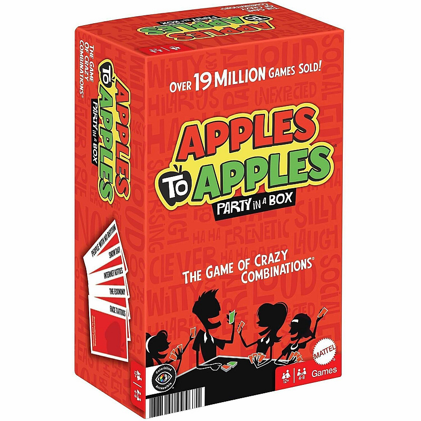 Mattel Apples To Apples Party Box Edition Fun - Party - 4 to 8 Players - 1 Each (CJB31)