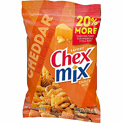 Chex Mix Chex Cheddar Snack Mix Cheddar - 4.50 oz - 8 / Carton (SN15532)