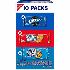 Mondelez Cookie Packs Assorted - 1 Box (07836)