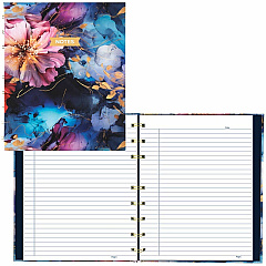 Blueline NotePro Notebook, Fashion Collection, 192 Pages, Midnight Floral 192 Pages - Printed - Twin Wirebound - Ruled Margin - 9 1/4" x 7 1/4" Sheet Size - White Paper - Gold Binding - Midnight Floral Cover - Hard Cover, Flexible, Self-adhesive T (A9C02) Blueline NotePro Notebook, Fashion Collection, 192 Pages, Midnight Floral 192 Pages - Printed - Twin Wirebound - Ruled Margin - 9 1/4" x 7 1/4" Sheet Size - White Paper - Gold Binding - Midnight Floral Cover - Hard Cover, Flexible, Self-adhesive T (A9C02)