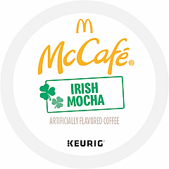 McCafe McCafé® K-Cup Irish Mocha Compatible with Keurig Brewer - Light - Per Box - 24 K-Cup - K-Cup - Irish Mocha - Kosher - 4 / Carton (9459CT) McCafe McCafé® K-Cup Irish Mocha Compatible with Keurig Brewer - Light - Per Box - 24 K-Cup - K-Cup - Irish Mocha - Kosher - 4 / Carton (9459CT)