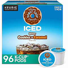 McCafe K-Cup Iced Duos Cookies & Caramel Coffee Compatible with Keurig Brewer - Ice Coffee - Medium - Per Box - 24 K-Cup - K-Cup - Cookies + Caramel - Kosher - 4 / Carton (9881CT) McCafe K-Cup Iced Duos Cookies & Caramel Coffee Compatible with Keurig Brewer - Ice Coffee - Medium - Per Box - 24 K-Cup - K-Cup - Cookies + Caramel - Kosher - 4 / Carton (9881CT)