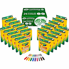 Crayola Bulk Broadline Marker Set Multi Ink - 24 / Box (587771)