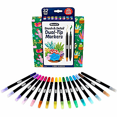 Crayola Dual-Ended Markers Multi Ink - Water Based - 16 / Pack (586755)