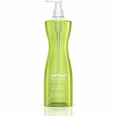 Method Dish Soap Refill For Sink, Kitchen, Dish, Countertop - Liquid - 18 fl oz (0.6 quart) - Fresh, Lemon, Lime + Seasalt Scent - Recommended For: Grease Remover - Refillable - Light Willow Green - 1 Each (359409)
