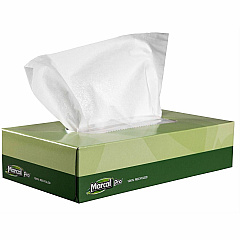 Marcal Recycled 2-Ply Facial Tissues 2 Ply - WhiteBox - 100 Sheets/Box - 30 / Carton (NP5701)