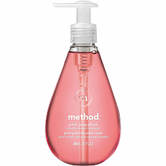 Method Gel Hand Wash Pink Grapefruit Scent - 12 fl oz - Pump Bottle Dispenser - Hand - Pink - Paraben-free, Phthalate-free, Cruelty-free - 1 Each (327750)