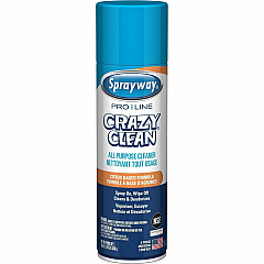 Sprayway ProLine Citrus Crazy Clean Spray For Washable Surface, Painted Surface, Bathroom - Spray - 19 fl oz (0.6 quart) - Citrus Scent - Recommended For: Fingerprint Remover, Scuff Mark Remover, Grease Remover, Oil Remover, Odor Remover, Soot Rem (SW985) Sprayway ProLine Citrus Crazy Clean Spray For Washable Surface, Painted Surface, Bathroom - Spray - 19 fl oz (0.6 quart) - Citrus Scent - Recommended For: Fingerprint Remover, Scuff Mark Remover, Grease Remover, Oil Remover, Odor Remover, Soot Rem (SW985)