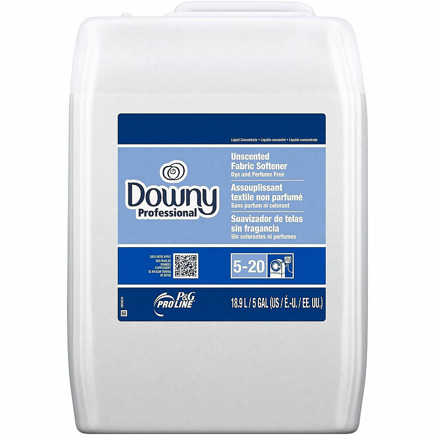 Downy Pro. Fabric Softener For Multipurpose - Concentrate - Liquid - 640 fl oz (20 quart) - 2.7 to 3.8 pH - Recommended For: Odor Remover - Odorless - White Jug - 1 Carton (70679)