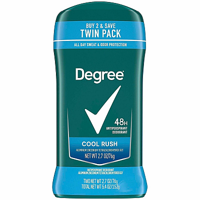 Degree Men Cool Rush Antiper. & Deodorant Arctic - 2 Day - 2 / Pack (02670)