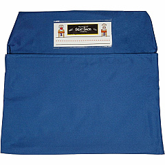 Seat Sack 1-Pocket Seat Sack 1 Pocket(s) - 1 Compartment(s) - 17" Width x 2" Depth - Chair - Durable, Desk Space, Laminated, Elastic, Washable, Expandable - Blue - Poly Cotton - 1 Each (00117) Seat Sack 1-Pocket Seat Sack 1 Pocket(s) - 1 Compartment(s) - 17" Width x 2" Depth - Chair - Durable, Desk Space, Laminated, Elastic, Washable, Expandable - Blue - Poly Cotton - 1 Each (00117)