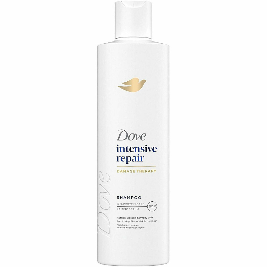 Dove Intensive Repair Hair Shampoo For Curly Hair - 12 fl oz (354.9 mL) - Bottle Dispenser - Hair - White - 1 Each (08053)