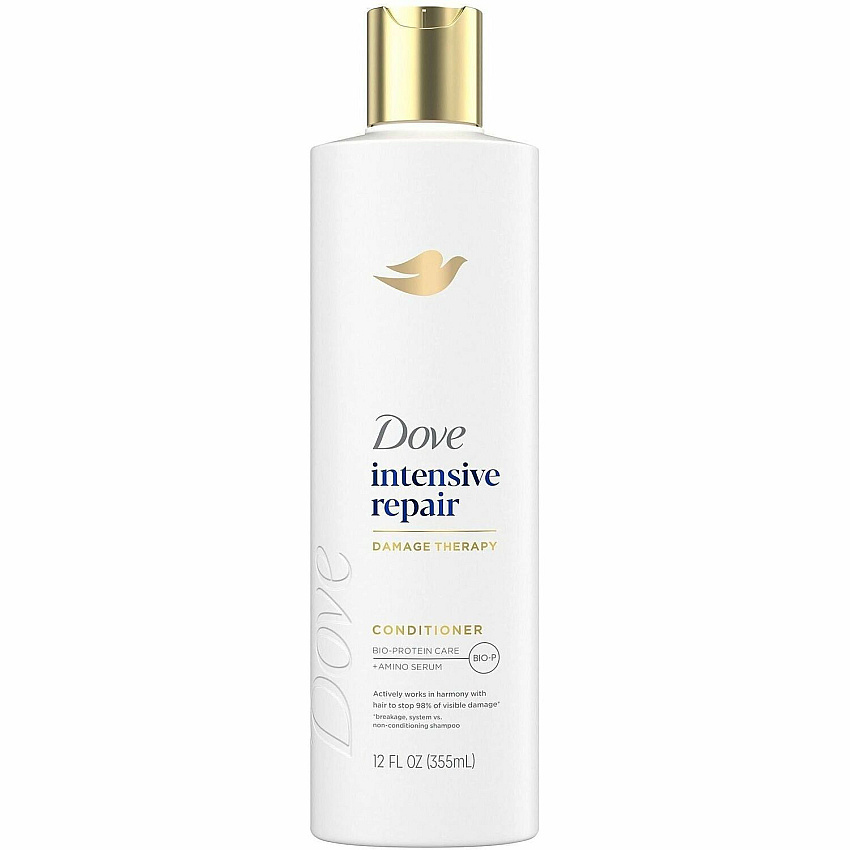 Dove Intensive Repair Hair Conditioner 12 fl oz (354.9 mL) - Bottle Dispenser - Hair - White - Moisturizing - 1 Each (03305)