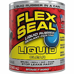 FLEX SEAL Sealant Synthetic Rubber - Clear - 2 lb - 1 - 6 / Carton (LFSCLRR32) FLEX SEAL Sealant Synthetic Rubber - Clear - 2 lb - 1 - 6 / Carton (LFSCLRR32)