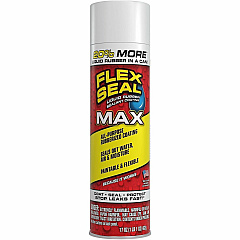 FLEX SEAL Liquid Rubber Sealant Coating Spray Synthetic Rubber - White - 1.06 lb - 1 - 4 / Carton (FSMAXWHT24)