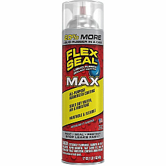 FLEX SEAL Liquid Rubber Sealant Coating Spray Synthetic Rubber - Clear - 1.06 lb - 1 - 4 / Carton (FSMAXCLR24)