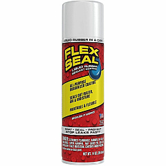 FLEX SEAL Liquid Rubber Sealant Coating Spray Synthetic Rubber - White - 0.87 lb - 1 - 6 / Carton (FSWHTR20)