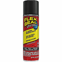 FLEX SEAL Liquid Rubber Sealant Coating Spray Synthetic Rubber - Black - 0.87 lb - 1 - 6 / Carton (FSR20)