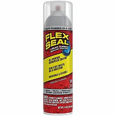 FLEX Liquid Rubber Sealant Coating Spray Rubber - Clear - 0.87 lb - 1 (FSCL20)
