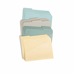 Smead 1/3 Tab Cut Letter Top Tab File Folder 8 1/2" x 11" - 225 Sheets Capacity - 1" Expansion - 1 Pocket - Top Tab Location - Assorted Tab Position - Poly - Assorted - Durable, Tear Resistant, Water Resistant, Front Pocket - 30 / Box (10544)