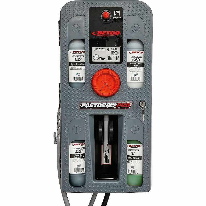 Betco FastDraw PRO Action Gap 7.2" Height x 13" Width x 25.8" Depth - Gray - 1 Each (9268200)