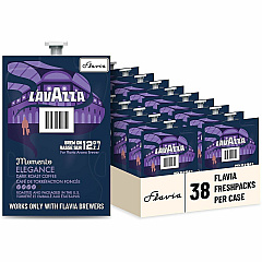 Flavia Freshpack Momento Elegance Dark Roast Coffee Compatible with Flavia Aroma - Dark - Freshpack - Elegance - Decaffeinated - 38 / Carton (48791) Flavia Freshpack Momento Elegance Dark Roast Coffee Compatible with Flavia Aroma - Dark - Freshpack - Elegance - Decaffeinated - 38 / Carton (48791)