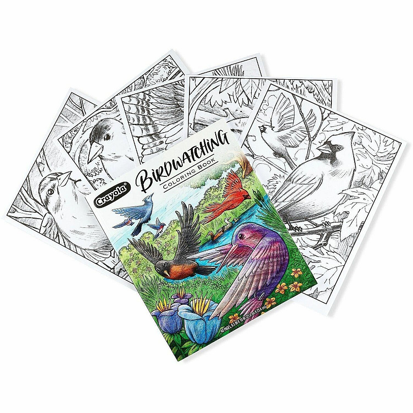 Crayola Bird Watching Coloring Book Printed Book 40 Pages - Book - 1 Each (041133)
