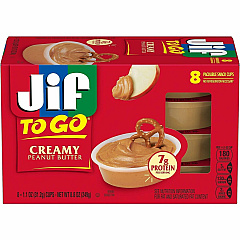 Jif Peanut Butter Creamy - 1.10 oz - 8 / Pack (65642) Jif Peanut Butter Creamy - 1.10 oz - 8 / Pack (65642)