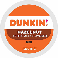 Dunkin Donuts Dunkin' Donuts® K-Cup Hazelnut Coffee Medium - 22 K-Cup - K-Cup - Hazelnut, Original Blend - 4 / Carton (1270CT) Dunkin Donuts Dunkin' Donuts® K-Cup Hazelnut Coffee Medium - 22 K-Cup - K-Cup - Hazelnut, Original Blend - 4 / Carton (1270CT)