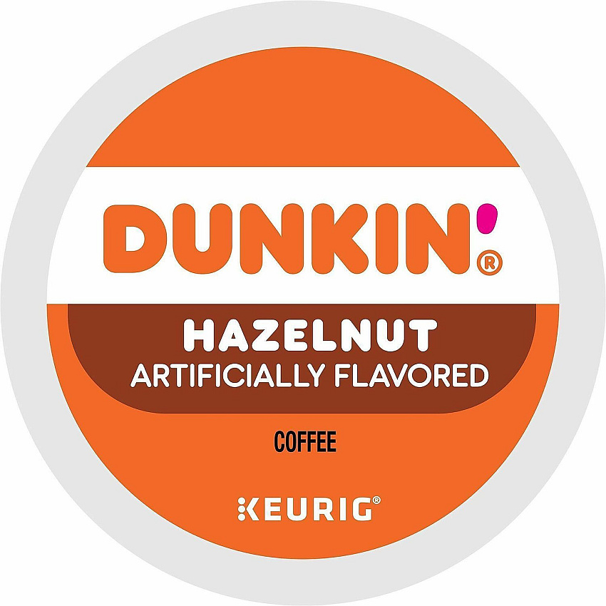 Dunkin Donuts Dunkin' Donuts&reg; K-Cup Hazelnut Coffee Medium - 22 K-Cup - K-Cup - Hazelnut, Original Blend - 4 / Carton (1270CT)