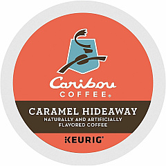 Green Mountain Coffee K-Cup Caramel Hideaway Coffee Compatible with Keurig Brewer - Medium - 24 K-Cup - K-Cup - Caramel Hideaway - 4 / Carton (195697CT) Green Mountain Coffee K-Cup Caramel Hideaway Coffee Compatible with Keurig Brewer - Medium - 24 K-Cup - K-Cup - Caramel Hideaway - 4 / Carton (195697CT)